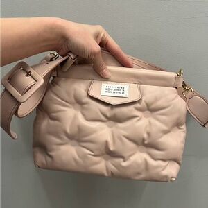 Maison Martin Margiela Blush Quilted Shoulder Bag